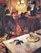  Henri  Toulouse-Lautrec M. Boileau Au Cafe Sweden oil painting artist